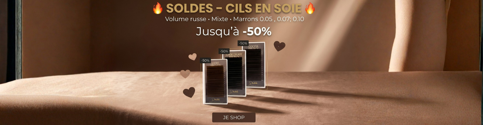 Soldes – Cils en soie Volume Russe marron jusqu’à -50%
